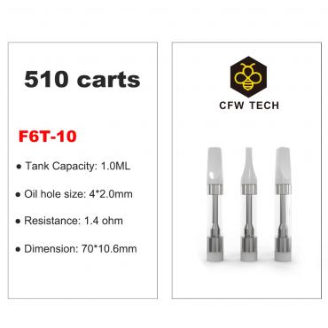 F6T-05 Cartridge 510 carts 0.5ml/1.0ml avabile