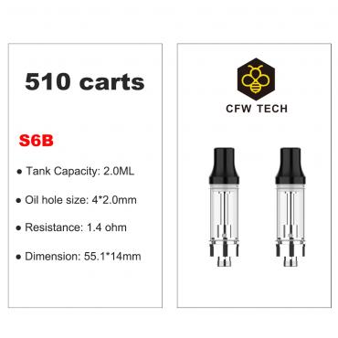 S6B  Cartridge 510 carts 0.5ml/1.0ml avabile