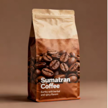 Coffee Stand up Pouch Food Grade Moisture Proof Antistatic BOPP/PET Material with Zipper Top