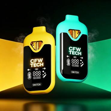 Hot sell dual flavors 0.5ml+0.5ml/1.0ml+1.0ml disposable vape device
