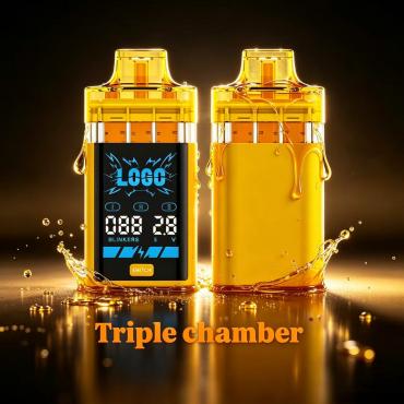 1.0g+1.0g+1.0g Three flavors all in one disposable vape device